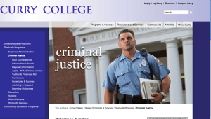 Curry's Criminal Justice Department’s master’s of arts program has proven to be a great success after just two years of existence.