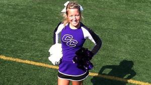 Junior Evan Bard was a nursing major and member of the Curry College cheerleading team. // COURTESY PHOTO